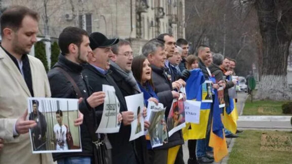 Protest Chişinău Nadia Savcenko