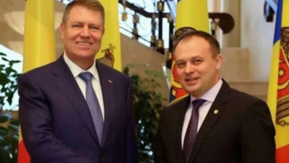Andrian Candu și Klaus Iohannis