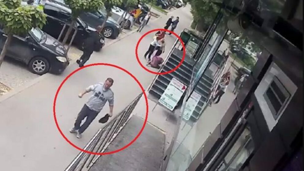 Un bărbat a lovit cu pumnii în piept două femei
