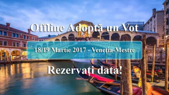 Spot publicitar pentru a îndemna oamenii să participe la offline-ul din Italia