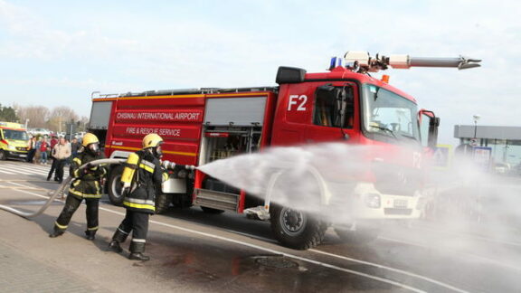ALARMĂ de incendiu la Aeroportul Internațional Chișinău