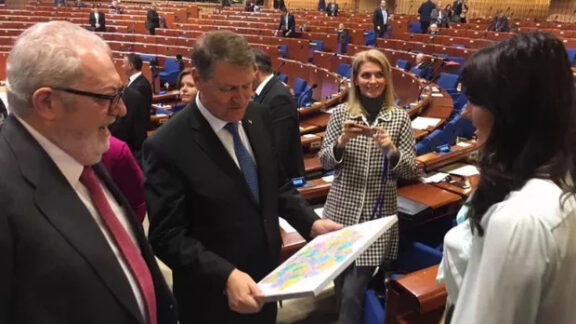 Alina Zlotea și Klaus Iohannis