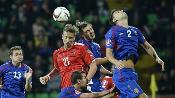Meciul precedent dintre Moldova și Austria