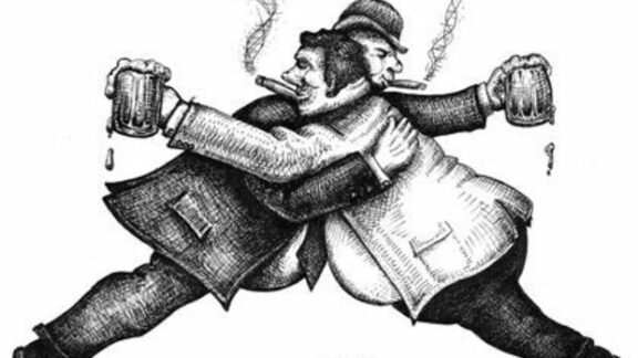 Oameni în stare de ebrietate.