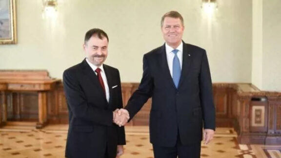 Anatol Şalaru şi Klaus Iohannis