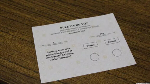 buletin de vot referendum Chirtoacă