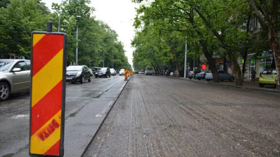 Bulevardul Ștefan cel Mare în reparație