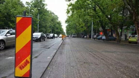Reparație strada Stefan cel Mare