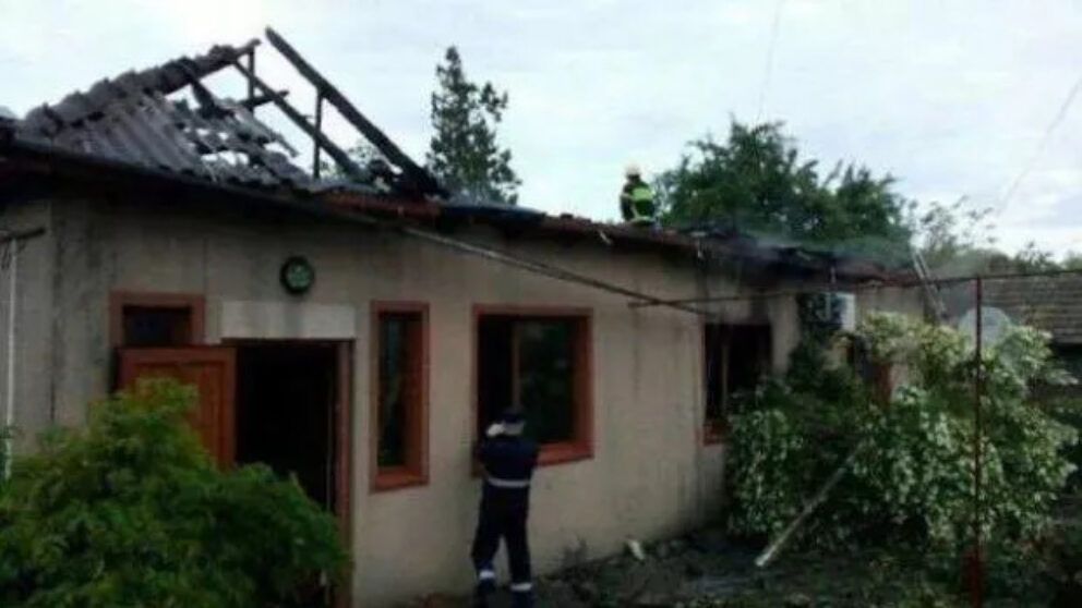 Casa incendiată a lui Mihail Formuzal
