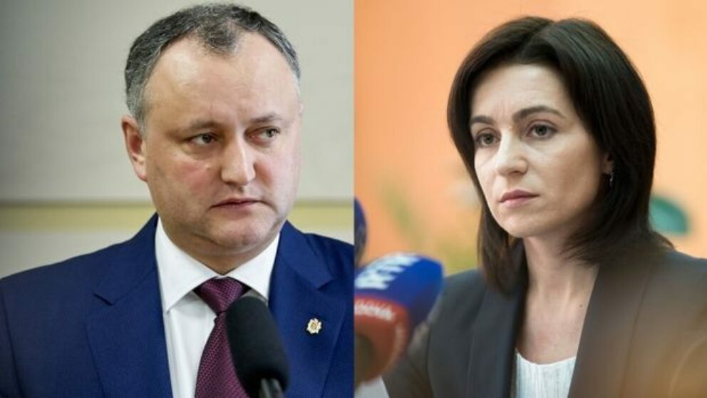 Igor Dodon și Maia Sandu