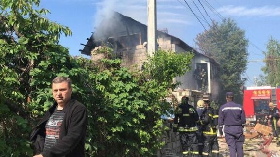 Incendiu în orașul Durlești