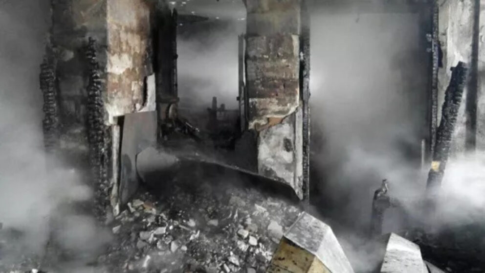 Incendiu izbucnit într-o moară din Buțeni