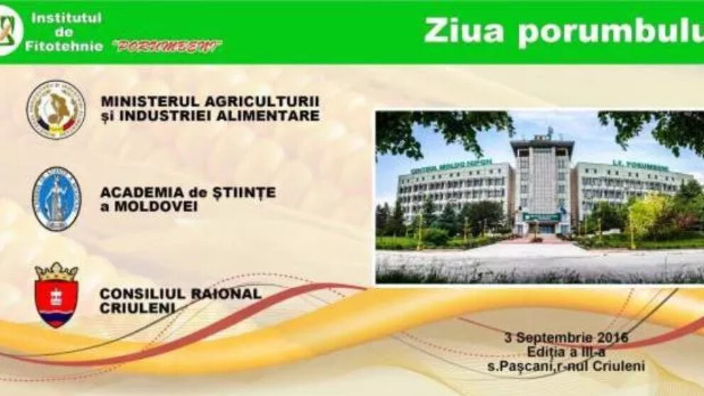 Festivalului Național „Ziua Porumbului”.