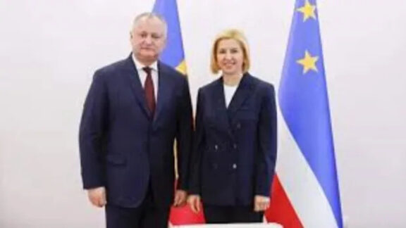 Irina Vlah si Igor Dodon
