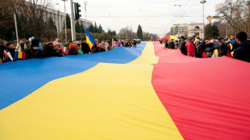 kilometru tricolor manifestație unionistă