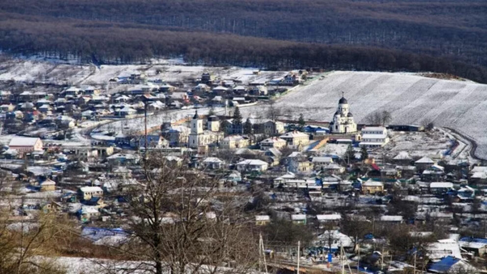 Mănăstirea Căpriana iarna