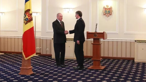 Nicolae Timofti și Eduard Harunjen