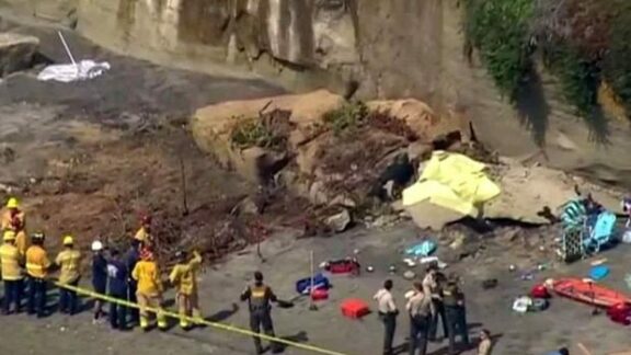 o plajă din California