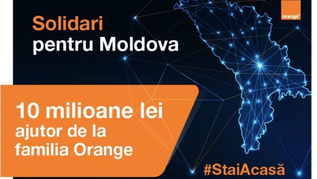 Orange Moldova Donaţie Covid-19