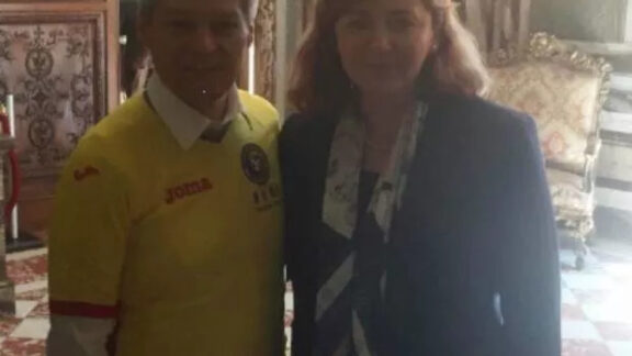 Natalia Gherman alături de Dacian Cioloș