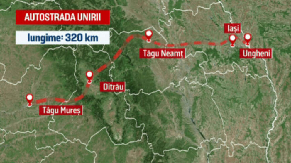 Protest în România în susținerea construcției Autostrăzii Unirea