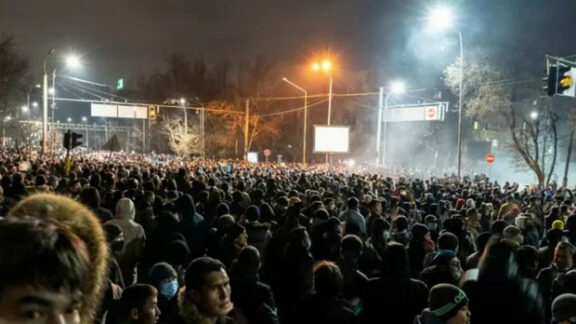 Protest Kazahstan