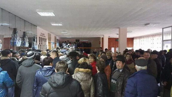 Secţia de vot din Rezina