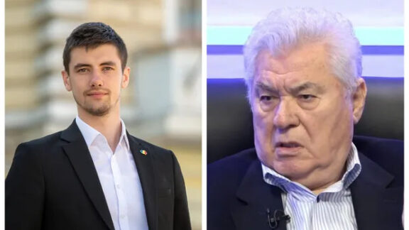 Vlad Bilețchi și Vladimir Voronin