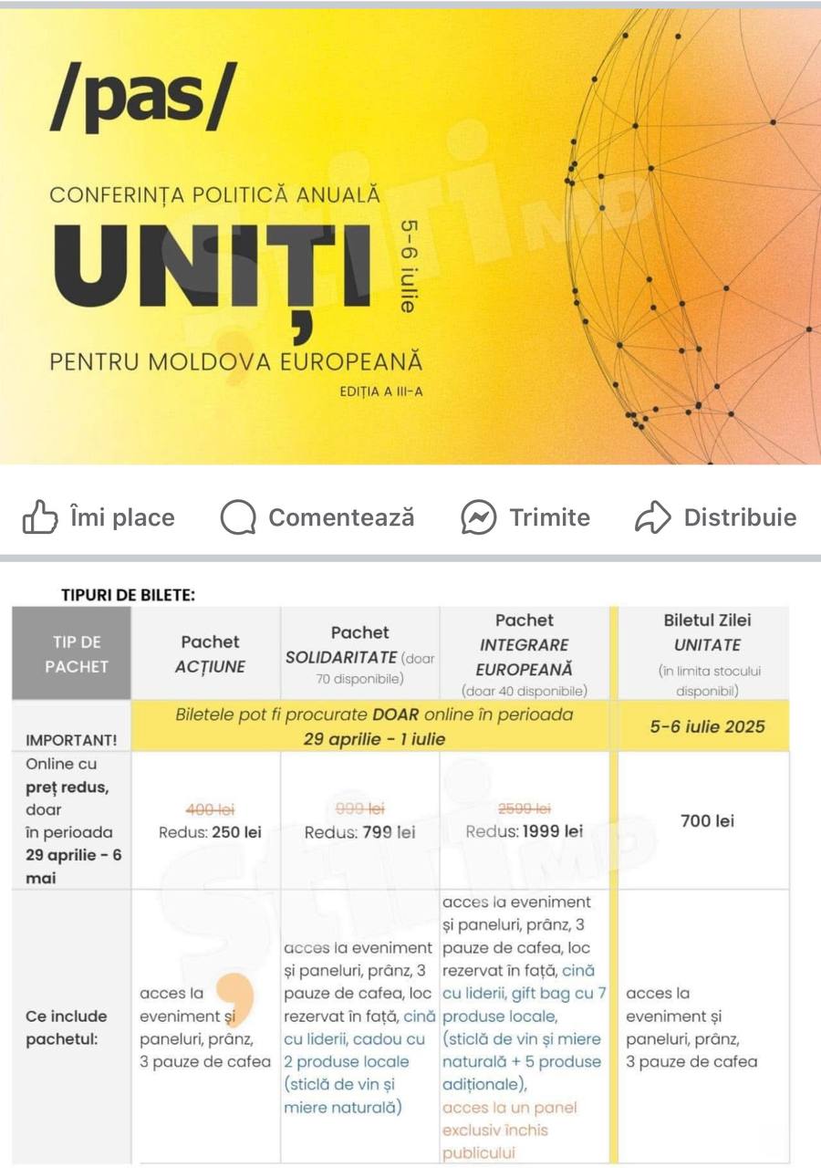 Victoria Sanduța ironizează PAS: „Vând la bucată și Acțiunea, și Integrarea Europeană!” 2 Victoria Sanduța ironizează PAS: „Vând la bucată și Acțiunea, și Integrarea Europeană!”