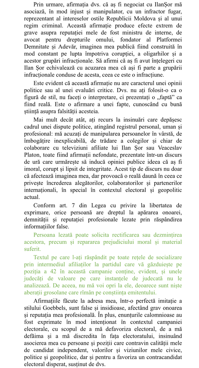 Andrei Năstase îi cere public dezmințiri și despăgubiri lui Dinu Plîngău după acuzațiile privind presupuse negocieri cu Ilan Șor 3 Andrei Năstase îi cere public dezmințiri și despăgubiri lui Dinu Plîngău după acuzațiile privind presupuse negocieri cu Ilan Șor